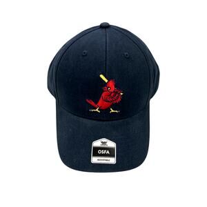 MLB St Louis Cardinals Hat Blue Adjustable Cap New Team Logo Baseball
